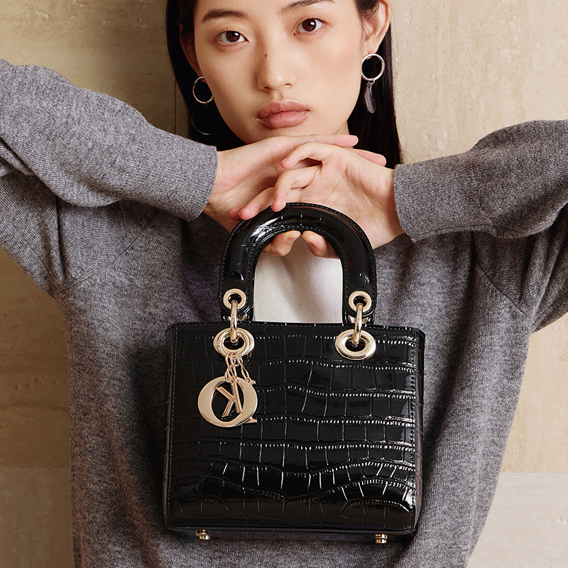 Leather Work Bag Women - 100% натуральная кожа, роскошная мини-сумка через