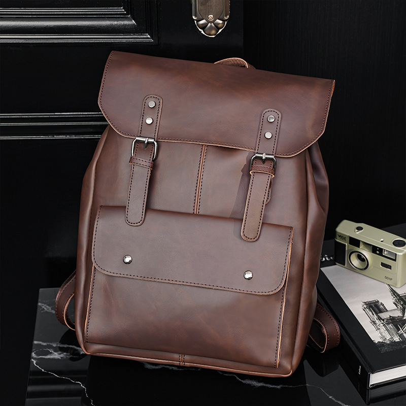 Винтажный мужской кожаный рюкз – обзор и цена Leather Work Rucksack Mens