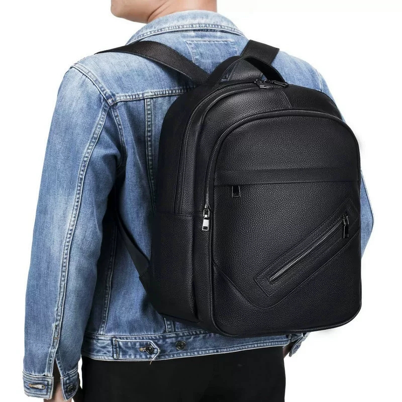 Черный рюкзак для ноутбука из  – обзор и цена Leather Work Rucksack Mens