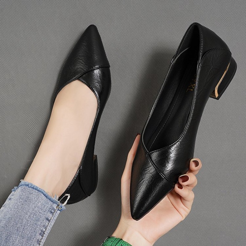 Новые женские кожаные туфли с  – обзор и цена Leather Work Heels