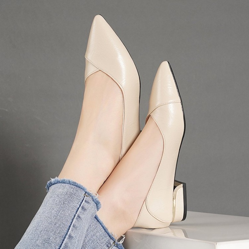 Новые женские кожаные туфли с  – обзор и цена Leather Work Heels