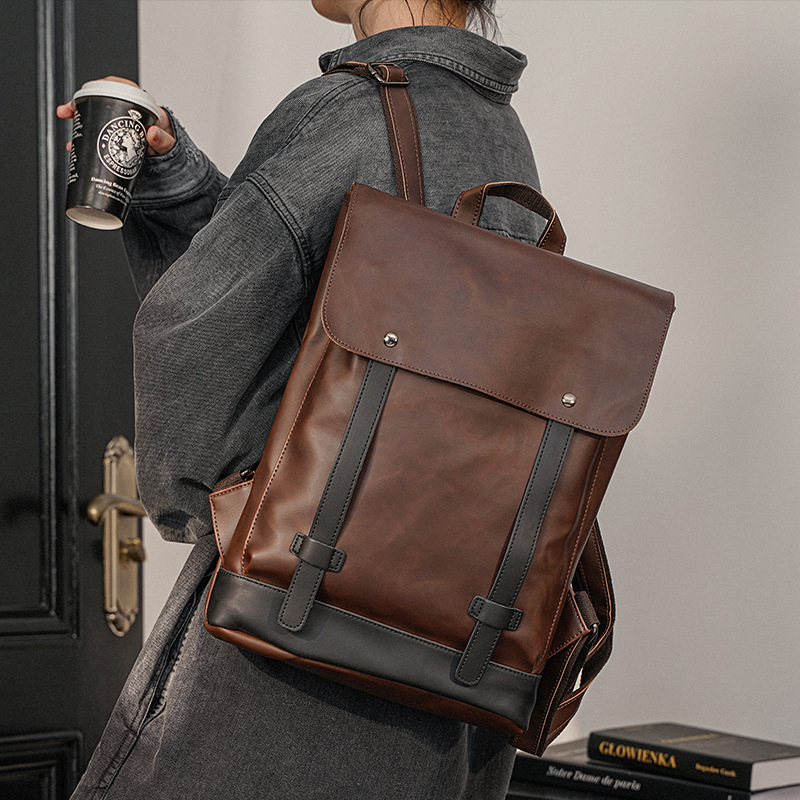 GOYN мужской винтажный кожаный – обзор и цена Leather Work Rucksack Mens