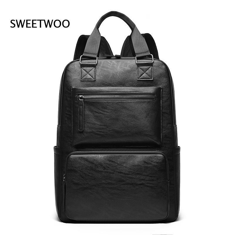 Мужской рюкзак для ноутбука из – обзор и цена Leather Work Rucksack Mens