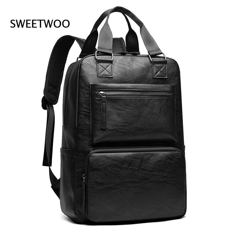 Мужской рюкзак для ноутбука из – обзор и цена Leather Work Rucksack Mens