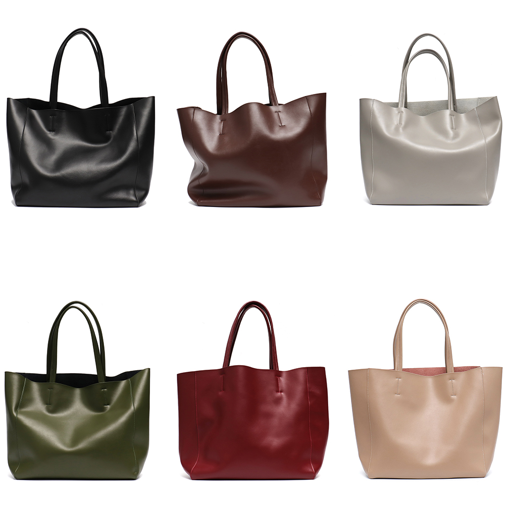 Минималистичная большая сумка- – обзор и цена Leather Work Bag Women