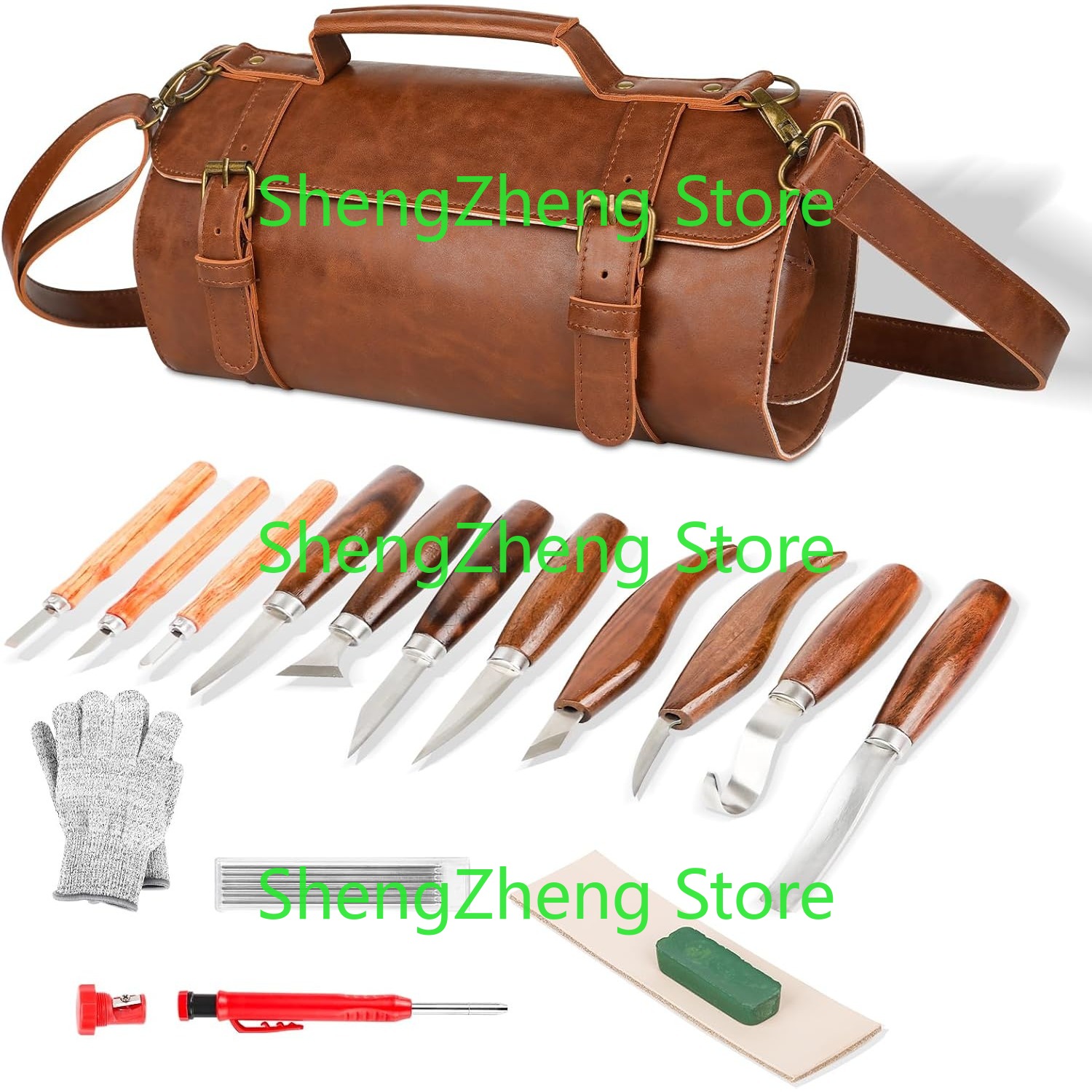 Набор инструментов для резьбы  – обзор и цена Beginner Leatherwork Kit