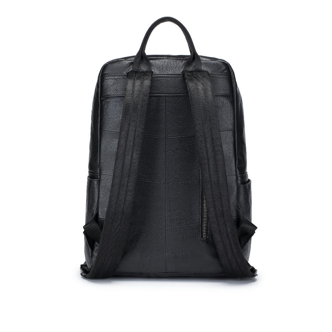 Черный мужской рюкзак из натур – обзор и цена Leather Work Rucksack Mens