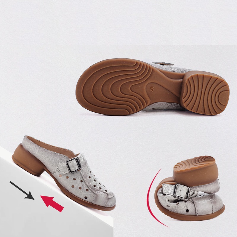 Новые женские сандалии из нату – обзор и цена Leather Work Heels