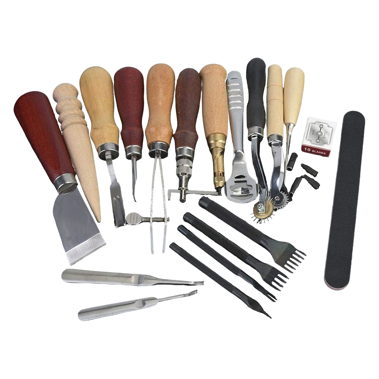 Набор инструментов для работы  – обзор и цена Beginner Leatherwork Kit