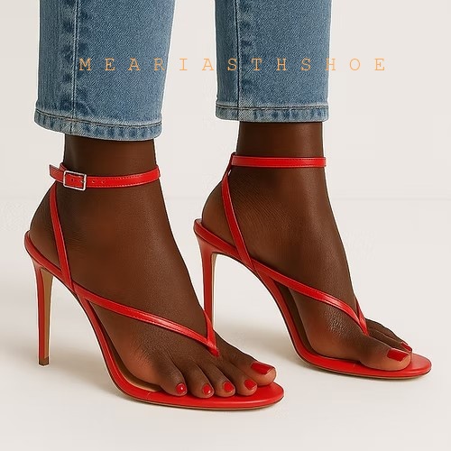 Бежевые и черные женские санда – обзор и цена Leather Work Heels