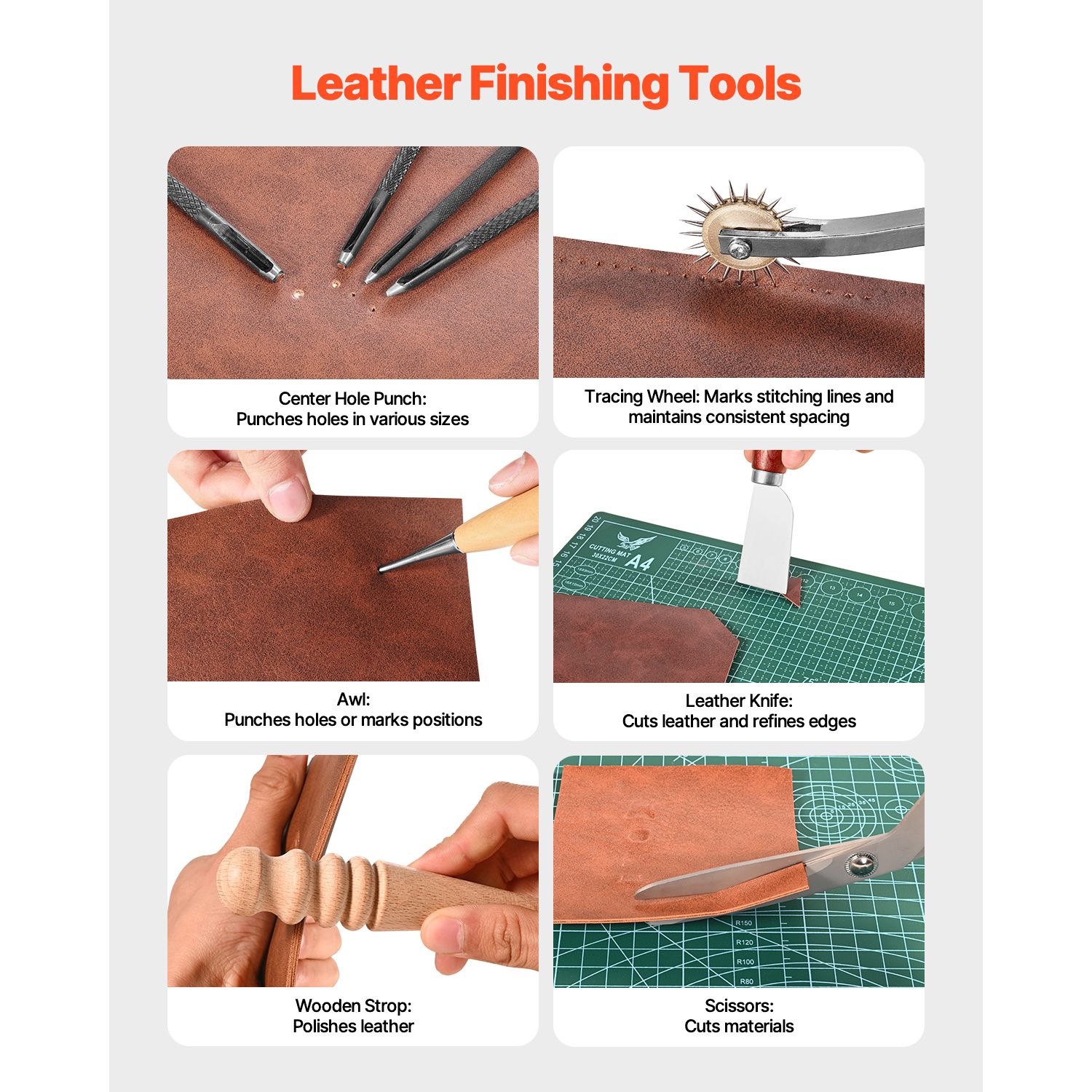 Набор инструментов для работы  – обзор и цена Beginner Leatherwork Kit