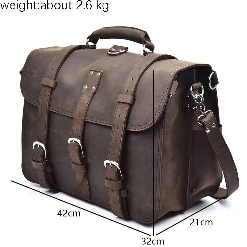 Мужской толстый кожаный рюкзак – обзор и цена Leather Work Rucksack Mens