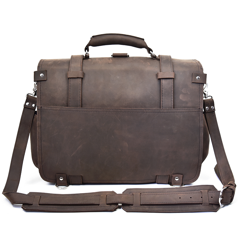 Мужской толстый кожаный рюкзак – обзор и цена Leather Work Rucksack Mens