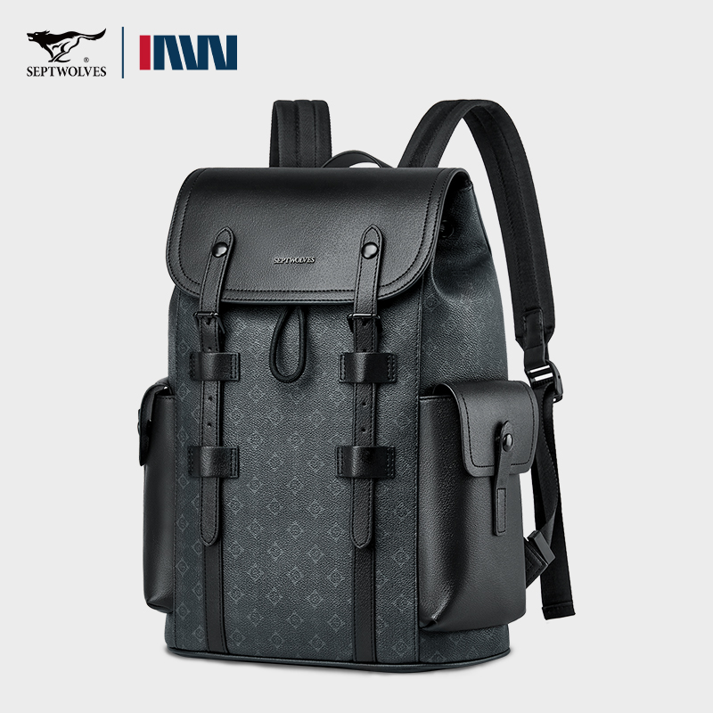 Septwolves Высококачественный  – обзор и цена Leather Work Rucksack Mens