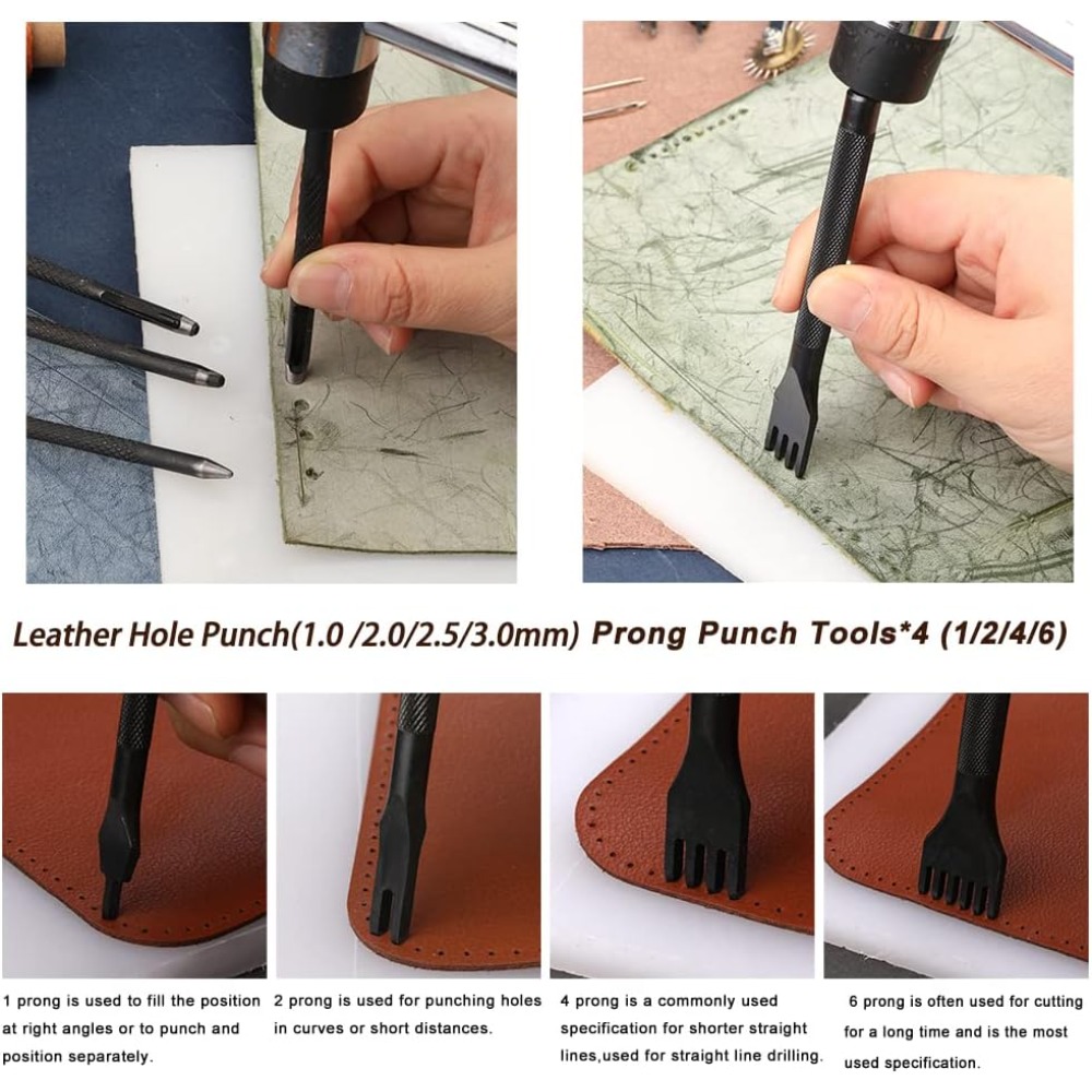 Набор инструментов для работы  – обзор и цена Beginner Leatherwork Kit