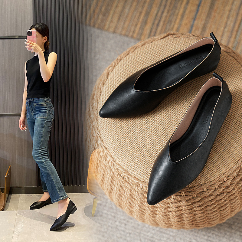 Весенне-осенние модные женские – обзор и цена Leather Work Heels