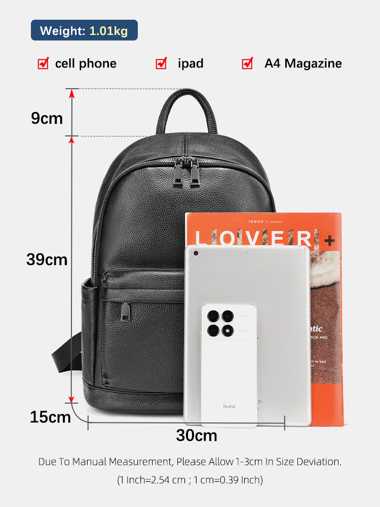 Мужской рюкзак Zency из коровь – обзор и цена Leather Work Rucksack Mens