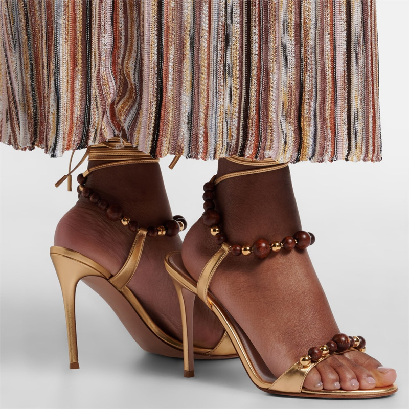 Ретро-сандалии класса люкс из  – обзор и цена Leather Work Heels